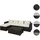 Mendler HWC-J34 Loungeset braun/beige