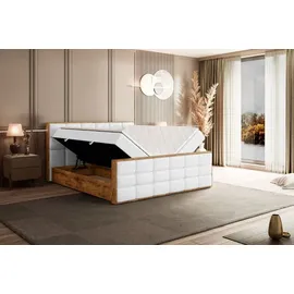 altdecor Boxbett 140 x 200 cm H3 Weiß