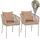 Proregal Gartenstuhl 75 x 55 x 55 cm grau 2 St.