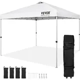 Vevor Faltpavillon 3,05 x 3,05 m inkl. 4 Seitenteile Weiß