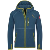 TROLLKIDS Sandefjord Fleecejacke Madeira Blue/Pear Green 128