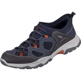 Rieker B8350-14 Herren Dunkelblau/Orange 45