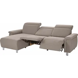 sit&more Ecksofa »Township L-Form«, wahlweise mit elektrischer Wallfree-Funktion grau