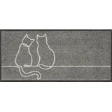 Wash+Dry Lovetails 35 x 75 cm Grau