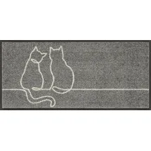 Wash+Dry Lovetails 35 x 75 cm Grau