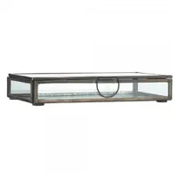 Ib laursen Glasbox mit Deckel Solitaire länglich, 22,3 x