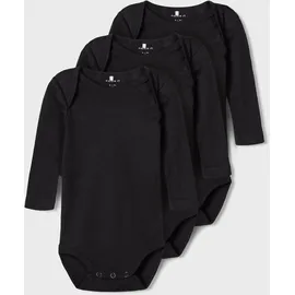 NAME IT Nbnbody 3P LS SOLID Noos, Black, Numeric_62 - numeric_62