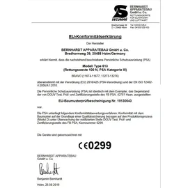 Secumar Rettungsweste Bravo orange 40-50 kg