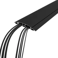 DataFlex Addit Kabelschutz, gerade 433, schwarz, 180 cm