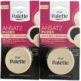 Poly Palette Kompaktes Ansatz Puder Schwarz x2