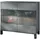 Vladon Bari Büroschrank 92,5 x 84,5 x 35 cm grau/Beton Dunkel Optik