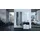 Vladon Garderobenpaneel Vladon 24 x 140 x 2 cm Grau Hochglanz