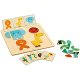 Djeco GeoBasic Magnet-Legespiel