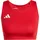 adidas Adizero Essentials Crop Top Team Power Red L