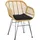 Möbilia Gartensessel 58 x 59 x 80 cm schwarz 2 St.