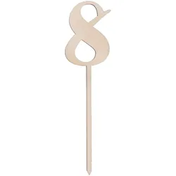 Sallys Cake Topper Zahlen - aus echtem Holz