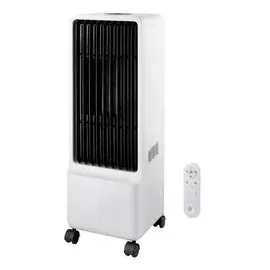 Sygonix Luftkühler 50 W (L x B x H) 272 x 270 x 942 mm Weiß mit Fernbedienung, Oszillierend, Timer, LED-Display