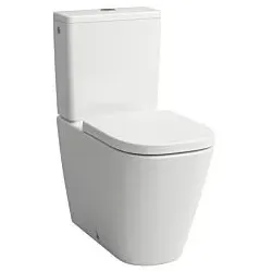 Laufen Meda Stand-WC-Kombination H8241110000001 36x68cm, spülrandlos, weiß