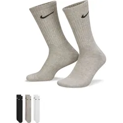 Nike Unisex Cushioned Training Crew Socks (3 Pair) bunt