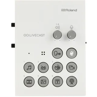 Roland GO:LIVECAST Live-Stream-Produktionen mit dem Smartphone, Plug-and-Play-Einrichtung