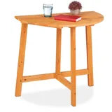 Relaxdays Klapptisch 80 x 50 x 74 cm Braun