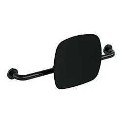Hewi 801 Rückenstütze 801.51.916390 Wandabstand 150mm, Lehne tiefschwarz, tiefschwarz