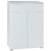 Bega Schuhschrank SPICE, B 70 cm - 2 Türen 1 Schublade - Weiß Hochglanz - Weiß matt
