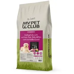 MyPetClub weizenfreies Trockenfutter für Hunde mit Ente, Huhn & Pute und hohem Fleischanteil