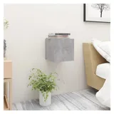 vidaXL Nachttische 2 Stk. Betongrau 30,5x30x30 cm Holzwerkstoff