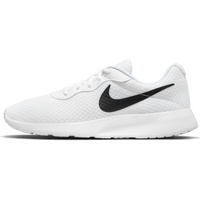 Nike Herren Tanjun Sneaker, White/Black-Barely Volt, 41 EU - 41 EU