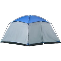 Outsunny Camping Zelt mit Tragetasche bunt 360L x 360B x 200H cm