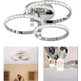 H4L LED Deckenleuchte 31W modern silber