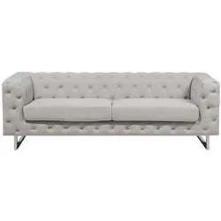 3-Sitzer Sofa beige VISSLAND