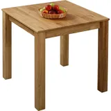 Krok Wood Esstisch Bonn aus Massivholz Eiche 75x75x75 cm