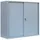 Classix Schiebetürenschrank, X-550145 lichtgrau 2 Fachböden 120,0 x 45,0 x 109,0 cm