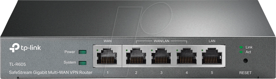 TPLINK TL-R605 - Gigabit Multi WAN VPN-Router