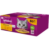 Whiskas Adult Beutel 80 x 85 g Geflügelstückchen -