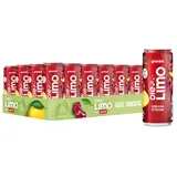 Die Limo von granini Kirsche-Zitrone (24 x 0,33L), trendige Dose to go, natürlich erfrischend, mit Geschmack aus echten Früchten, ohne Konservierungsstoffe, vegan