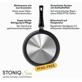 hoffmann germany STONIQ Pfannen-Set 4-tlg. 24 cm + 28 cm