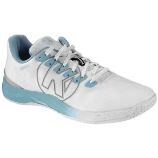 Kempa Hallen-Sport-Schuhe Attack Pro 2.0 W Game Changer in weiß/aqua, 39 1⁄2