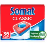 Somat Classic Spülmaschinen Tabs (36 Tabs), Geschirrspül Tabs für eine kraftvolle Reinigung, Spültabs hinterlassen strahlend sauberes Geschirr sogar bei niedrigen Temperaturen