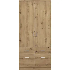 Rauch Bremen 91 x 199 x 58 cm Eiche Artisan Nachbildung