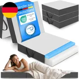 ELONEO Premium Visco Klappmatratze 75X200 Cm, Extra Hoch 15 Cm, Gästematratze Kl