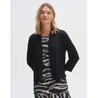 Opus Damen Langarmshirt | Shirtjacke Sandrine Soft Regular aus