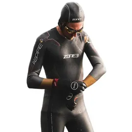 ZONE3 Neoprenkappe Heat-tech Schwarz/Silber/Rot M