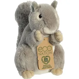 Aurora Plüsch Aurora Eco Nation Eichhörnchen 20 cm Grau/Weiß