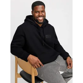 Jack & Jones PlusSize Hoodie schwarz 4XL