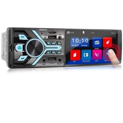 XOMAX XOMAX XM-V426 Autoradio mit 4 Zoll Touchscreen Bildschirm, Bluetooth, 2x USB, SD, AUX IN, 1 DIN Autoradio