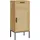 [en.casa] Marhasa Badezimmerschrank 92 x 40 x 30 cm Eicheoptik/Schwarz