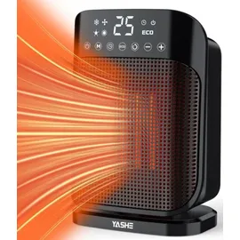 yashe Heizlüfter 1800 W Schwarz